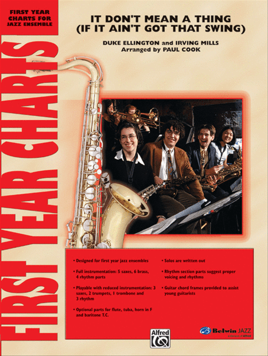 It Don't Mean a Thing (If It Ain't Got That Swing) Jazz Ensemble scores gallery preview page 1