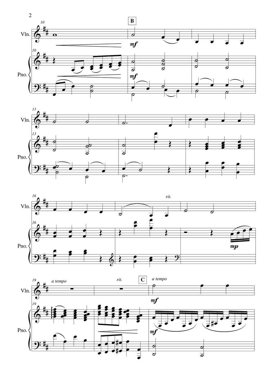 Cead Mile Failte Romhat Violin Solo scores gallery preview page 3