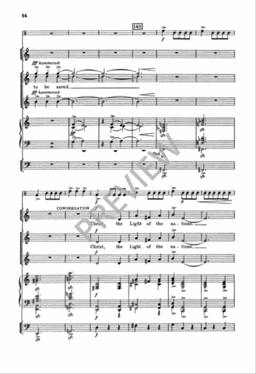 Christ, the Light of the Nations 2-Part scores gallery preview page 15