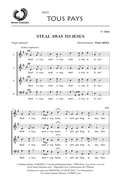 Steal Away To Jesus