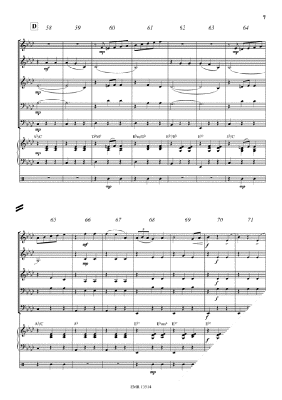 Emperor Waltz Woodwind Quintet scores gallery preview page 7
