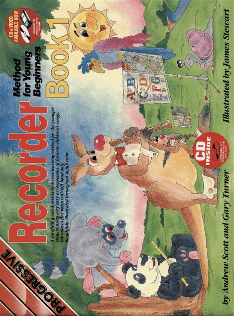 Progressive Young Beginner Recorder Book 1 (Book/CD) Recorder scores gallery preview page 1