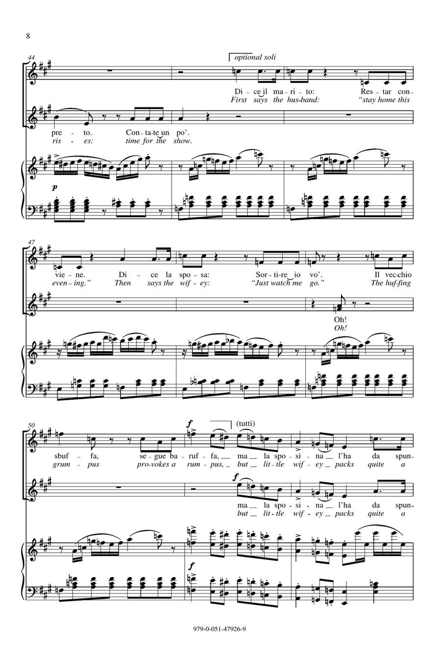 Servants' Chorus 2-Part scores gallery preview page 6