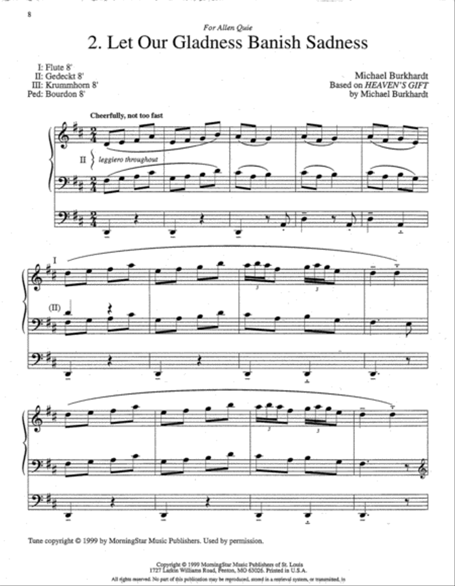 Eight Improvisations on 20th Century Hymn Tunes, Set 2 Choir scores gallery preview page 4