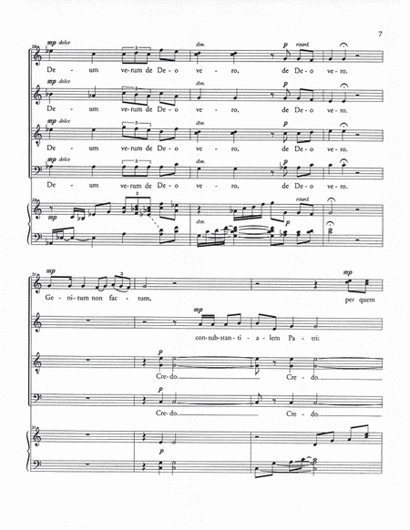 Credo (Vocal Score) image number null