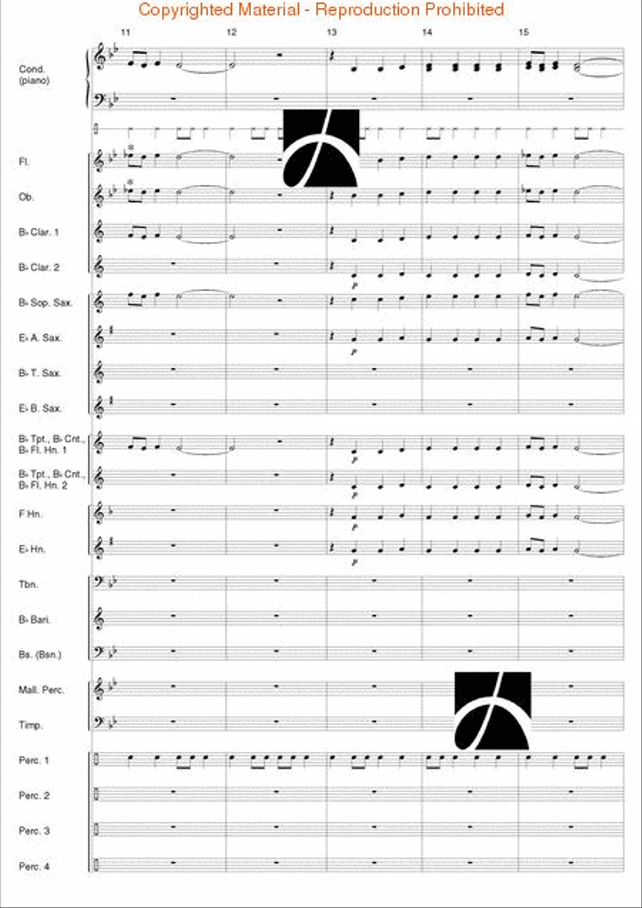 Band Time Christmas Concert Band scores gallery preview page 67