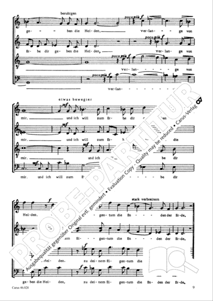 Deutsches Proprium vom Fest Christ-Konig 4-Part scores gallery preview page 10