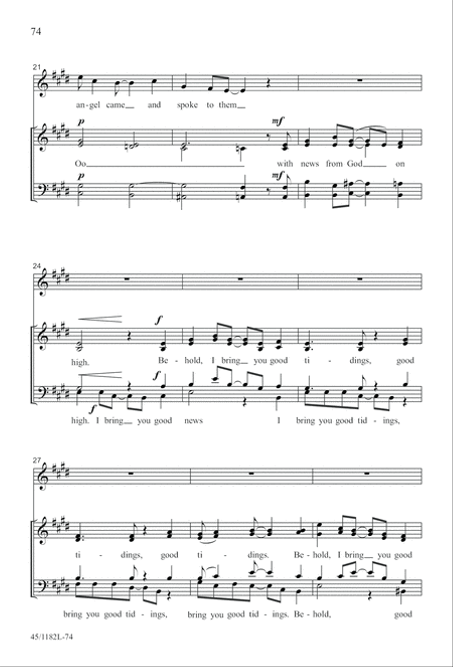 All Around A Cappella 4-Part scores gallery preview page 74