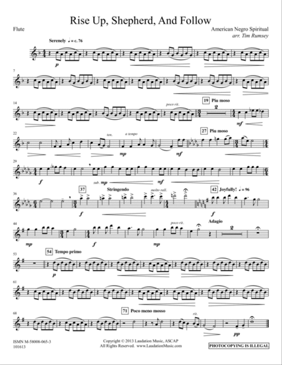 Rise Up, Shepherd Rise Up, Shepherd Woodwind Quintet scores gallery preview page 5