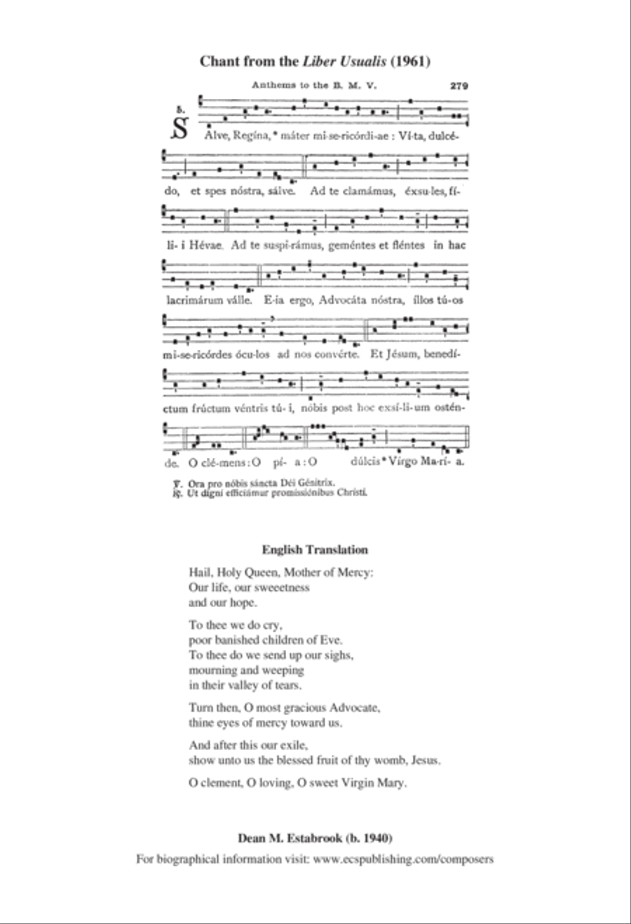 Salve Regina A Cappella scores gallery preview page 2
