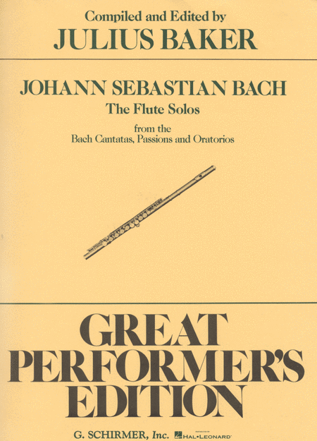 Flute Solos from the Bach Cantatas, Passions and Oratorios (Flute)