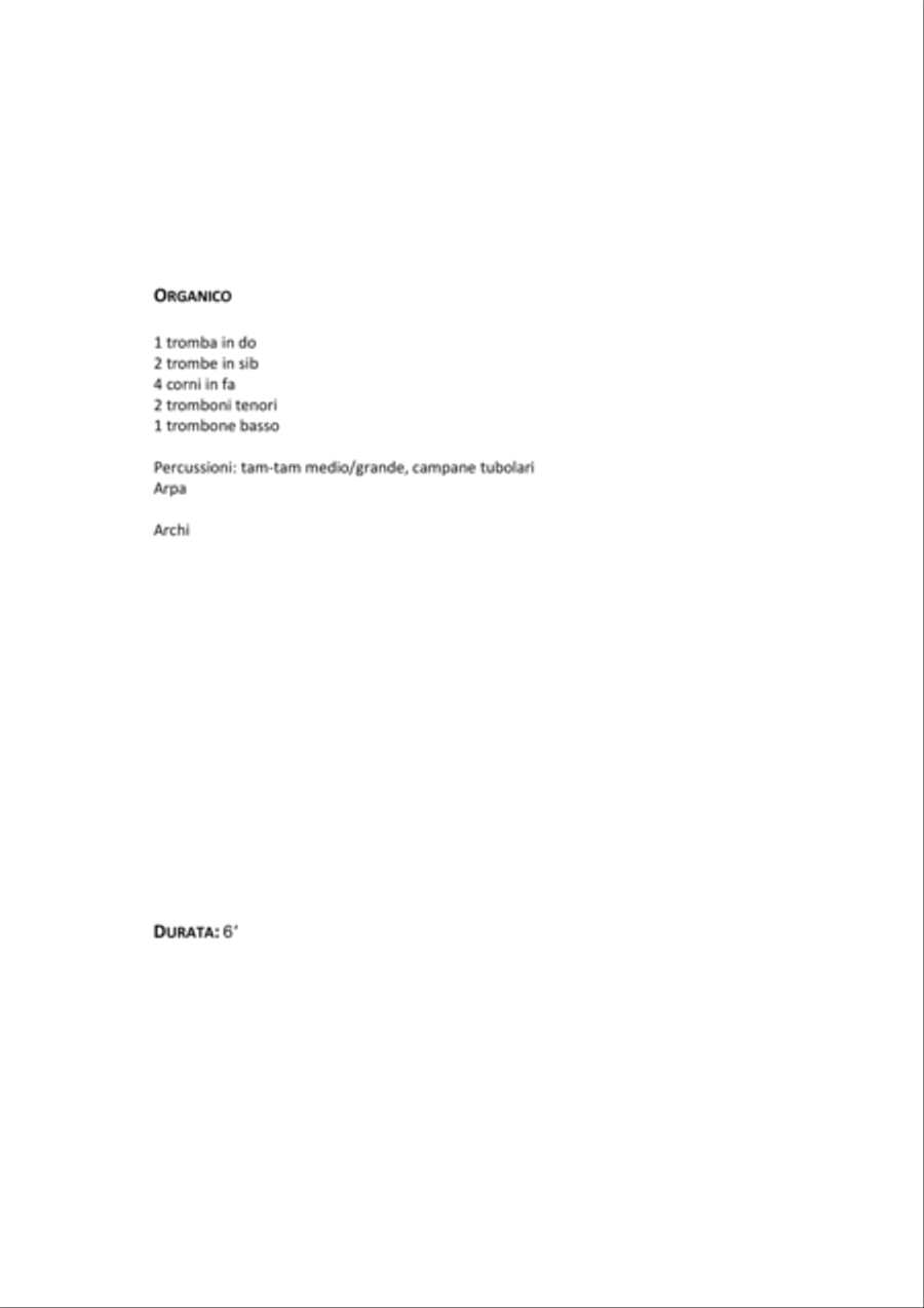 Umberto Pedraglio: ILLUMINA NOS (ES 1050) per ottoni, arpa, percussioni e archi Large Ensemble scores gallery preview page 5