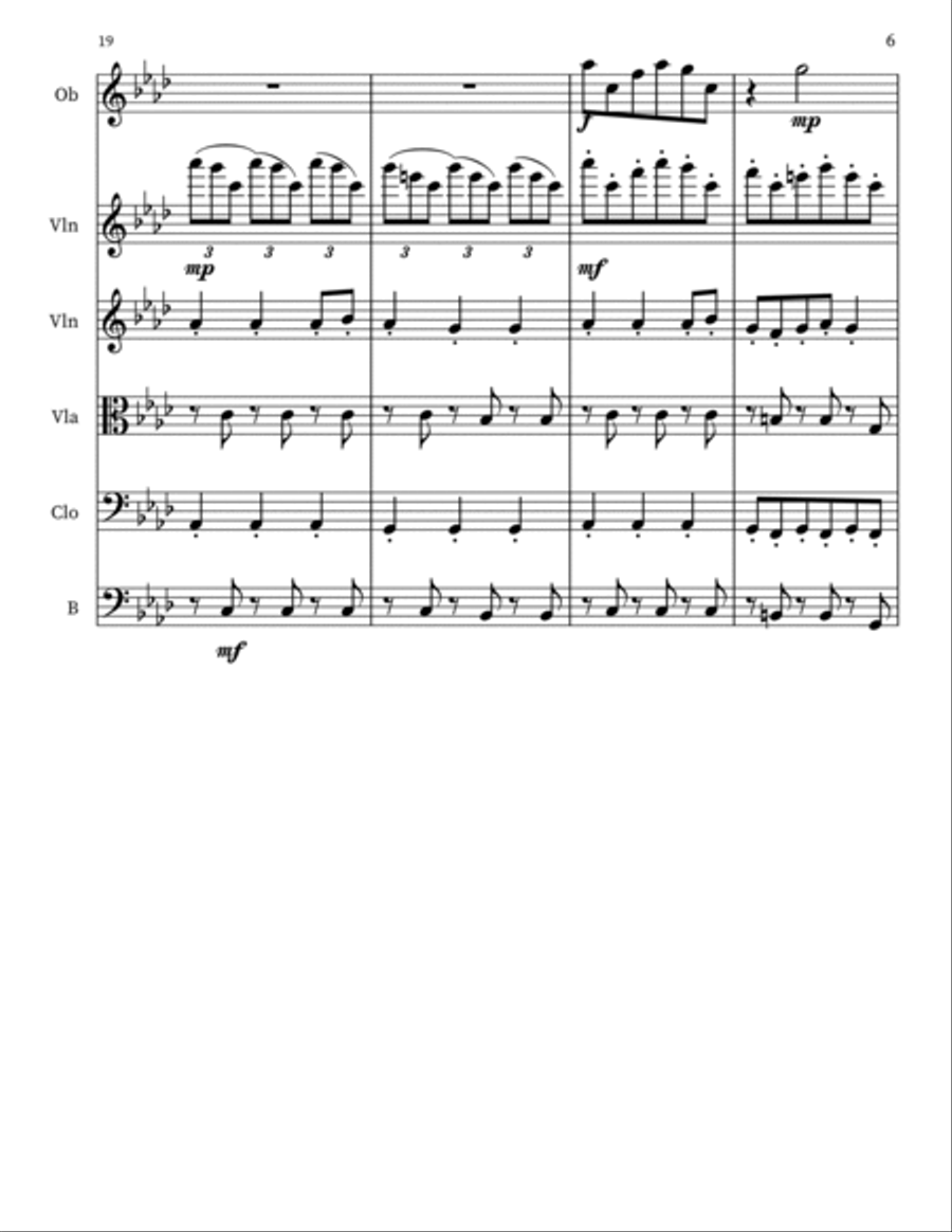 Aleksey's Trek String Orchestra scores gallery preview page 6