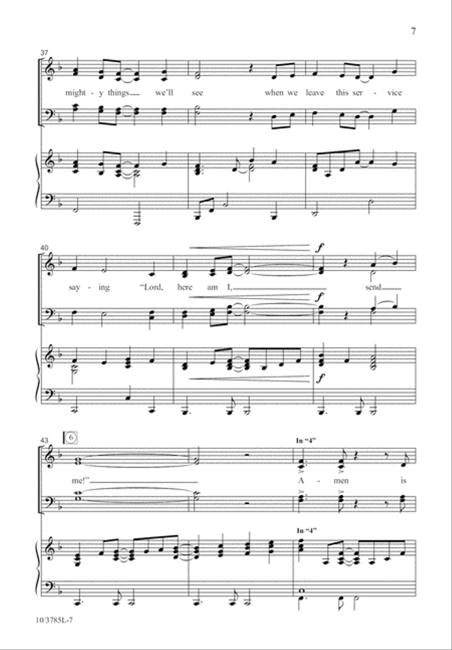 Amen Is Where We Begin 4-Part scores gallery preview page 8