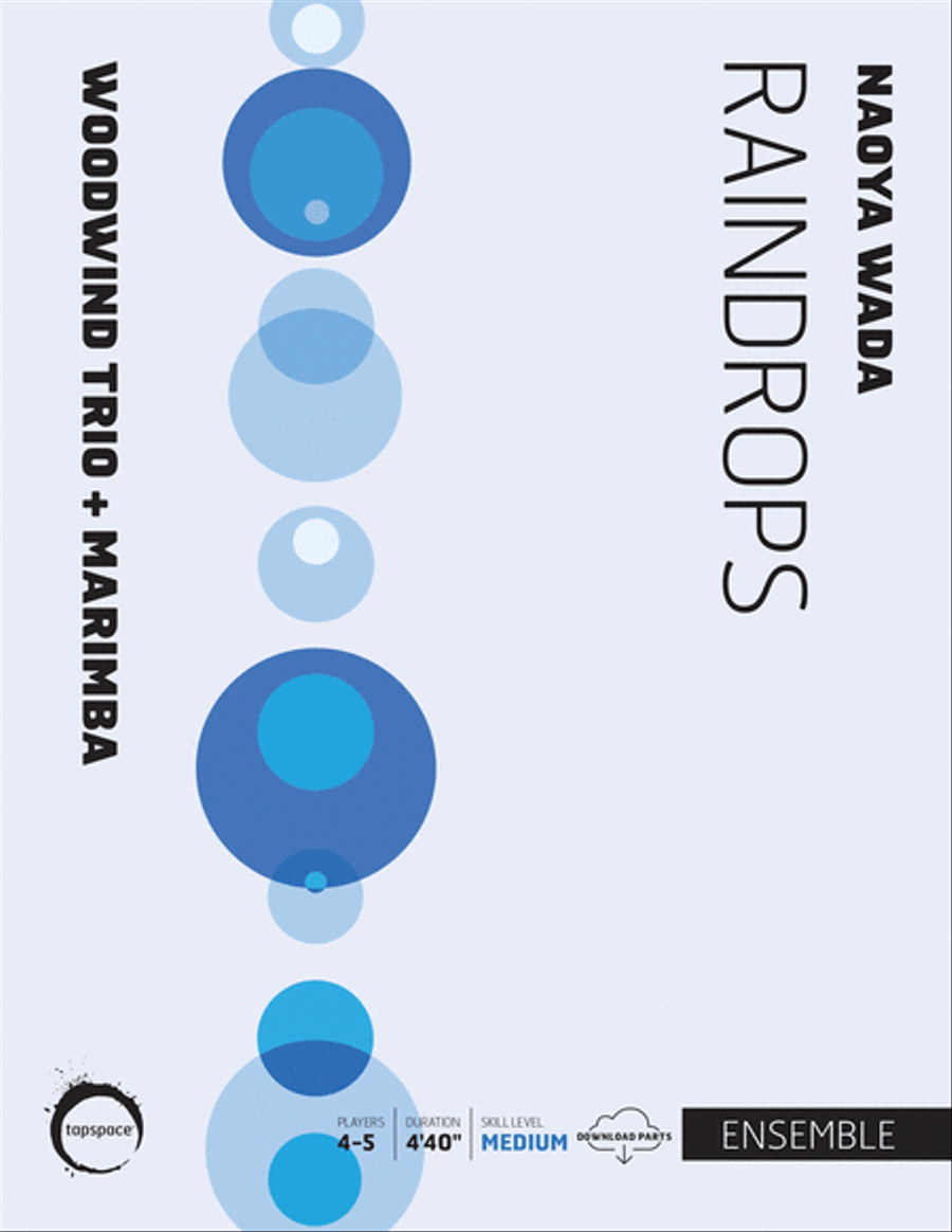 Raindrops Woodwind Trio scores gallery preview page 1