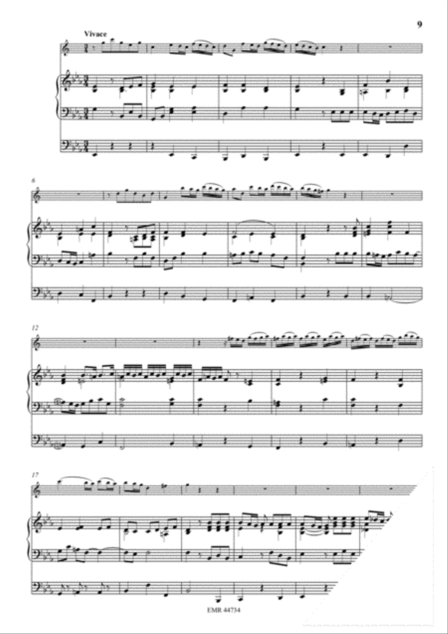 Sonata Eb-Dur Alto Saxophone scores gallery preview page 5