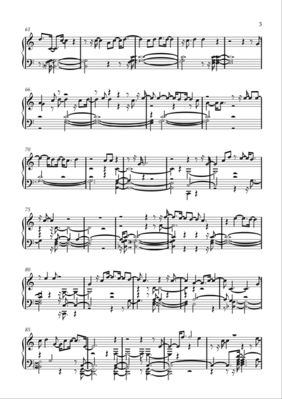 Nothing Else Easy Piano scores gallery preview page 3
