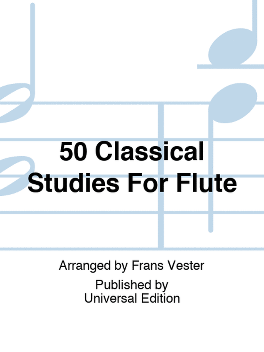 50 Classical Studies For Flute