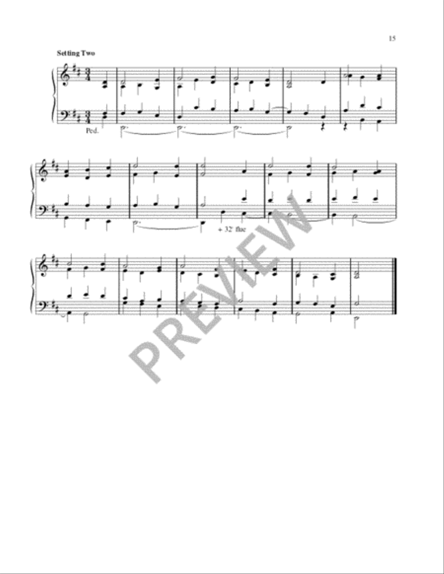 Hymn Harmonizations for Organ - Volume 1 Organ scores gallery preview page 15