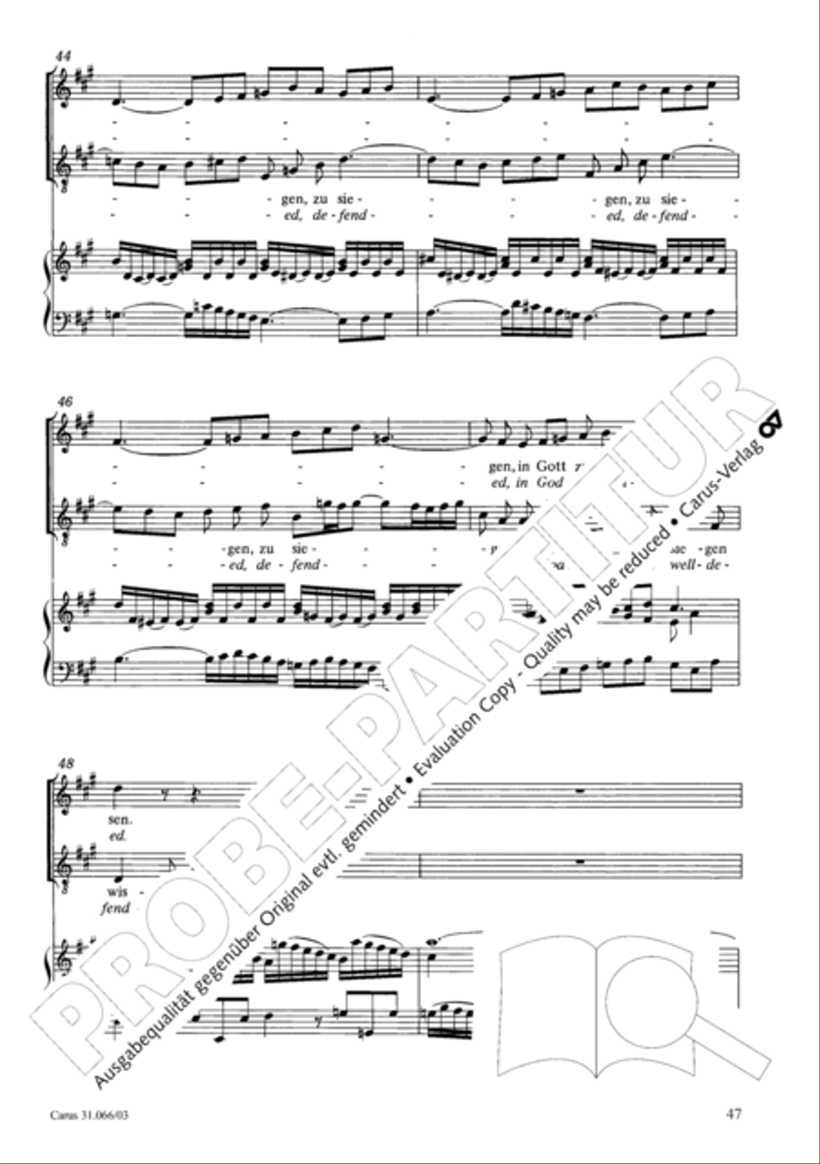 Be joyful, you Christians (Erfreut euch, ihr Herzen) ATB scores gallery preview page 48