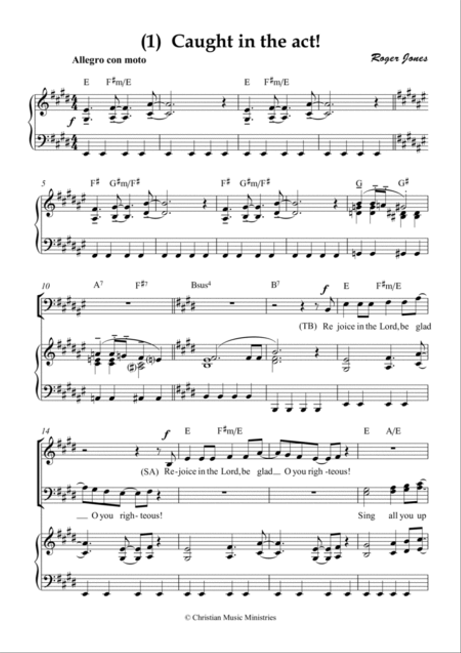 Mary Magdalene - a Roger Jones musical 4-Part scores gallery preview page 5