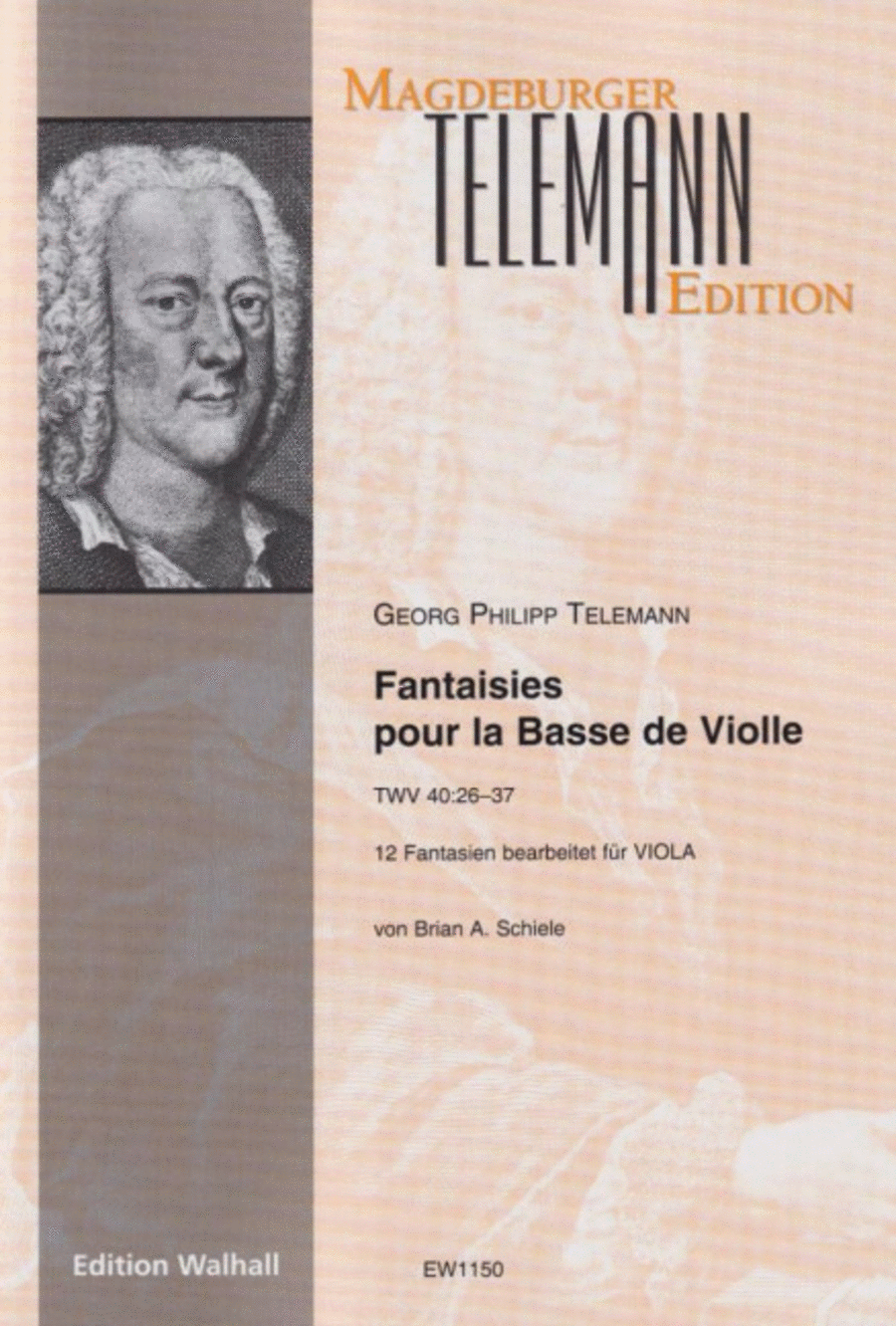 Fantaisies pour la Basse de Violle TWV 40:26-37 Viola Solo scores gallery preview page 1