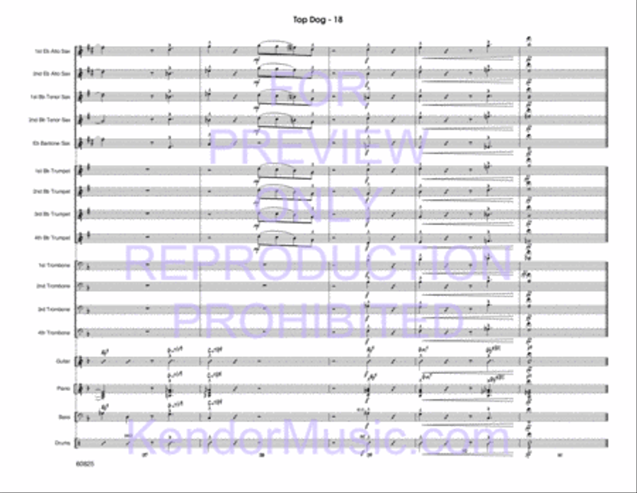 Top Dog Jazz Ensemble scores gallery preview page 19