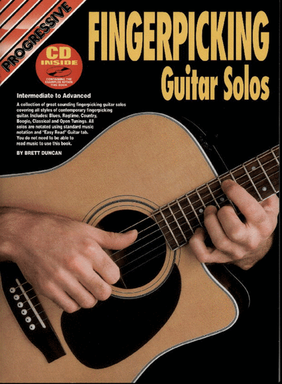 Progressive Fingerpicking Guitar Solos (Book/CD) Fingerpicking Guitar scores gallery preview page 1