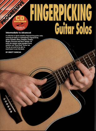 Progressive Fingerpicking Guitar Solos (Book/CD)