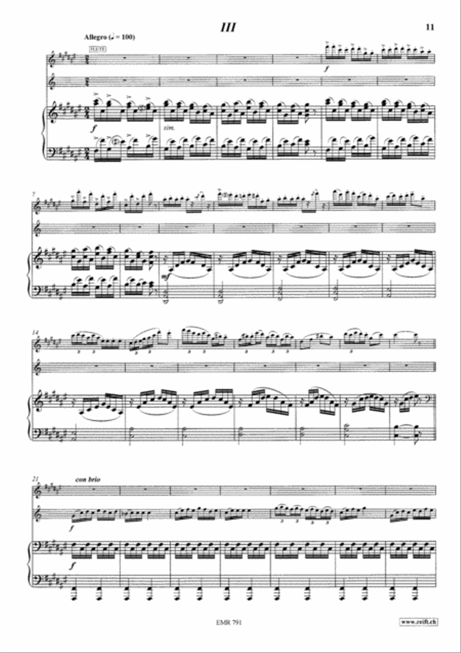 Trio Trio Flute scores gallery preview page 7