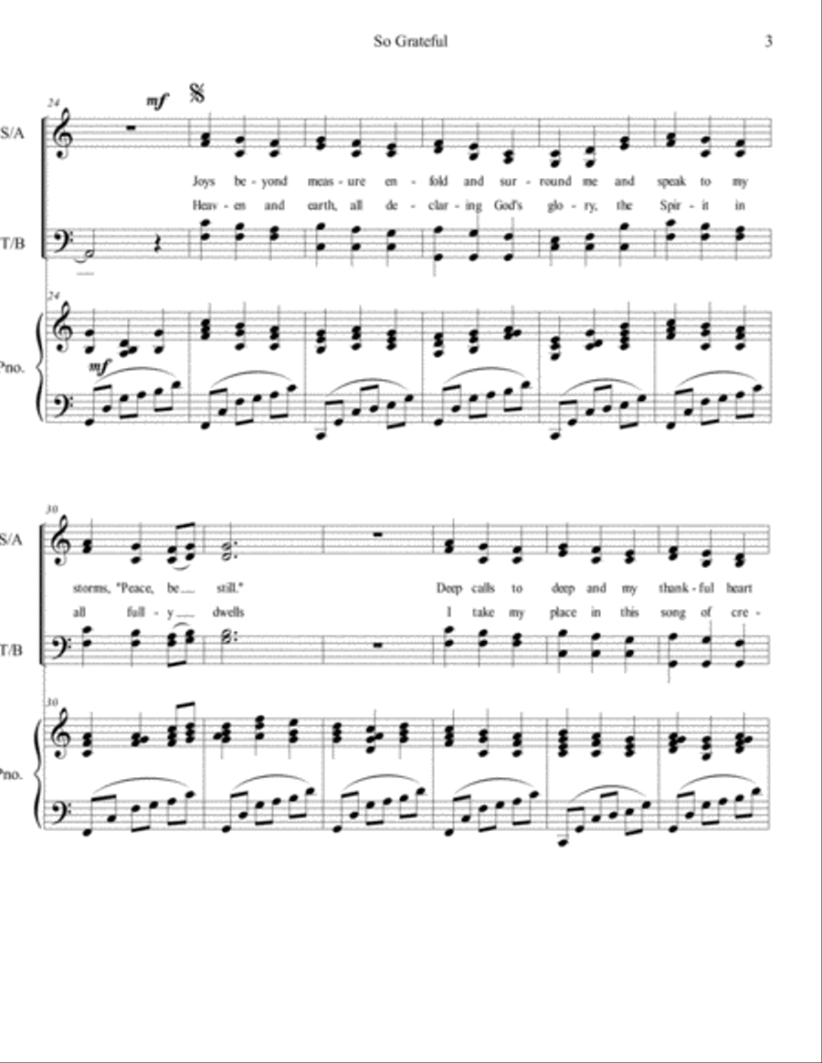 So Grateful 4-Part scores gallery preview page 3