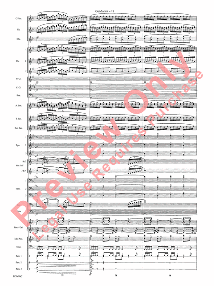 Paradiso Paradiso Concert Band scores gallery preview page 21