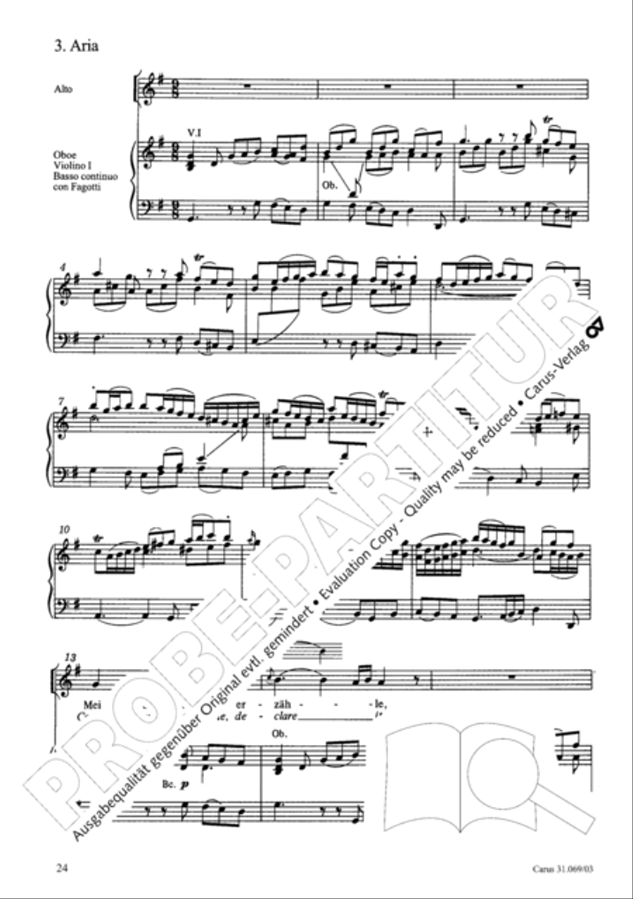 Praise the Lord, O my spirit (Lobe den Herrn, o meine Seele) 4-Part scores gallery preview page 24