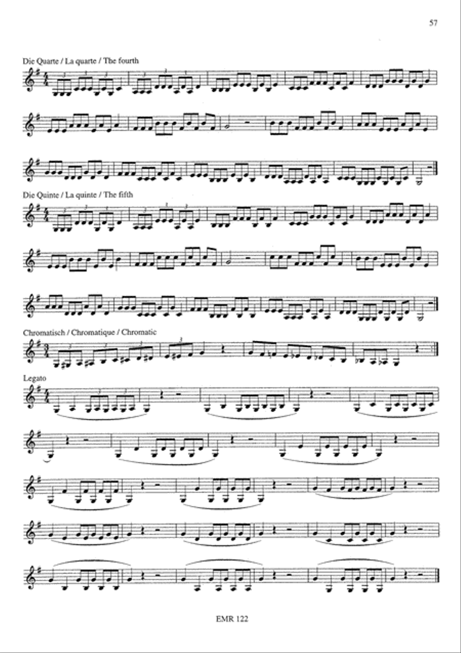 Die Tonleitern / Les Gammes / The Scales Vol. 1 Clarinet scores gallery preview page 6