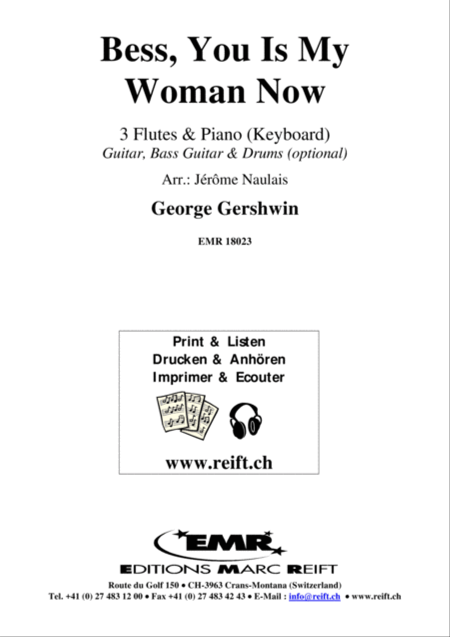 Bess, You Is My Woman Now Flute scores gallery preview page 2