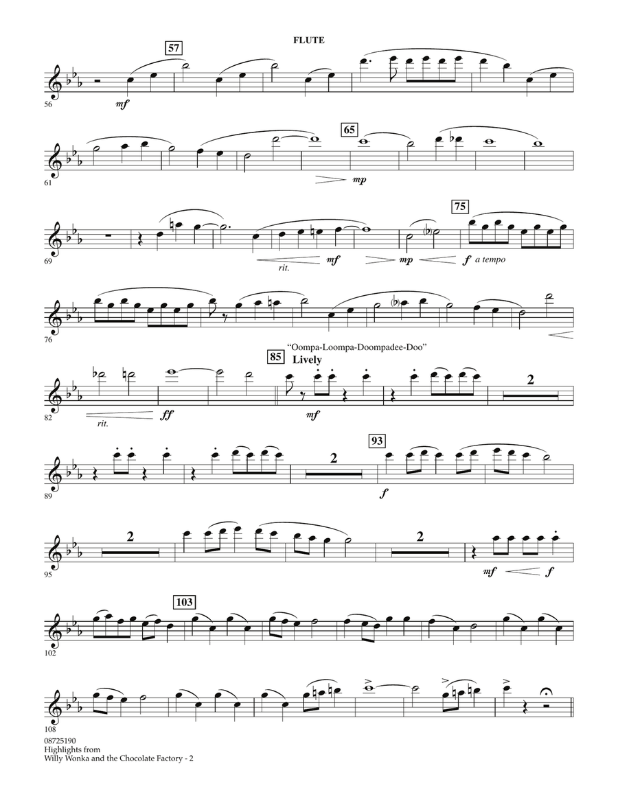 Willy wonka flute discount