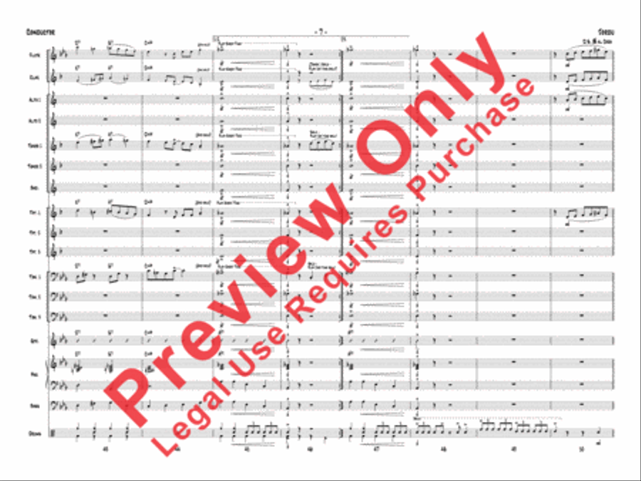 Jordu Jazz Ensemble scores gallery preview page 10