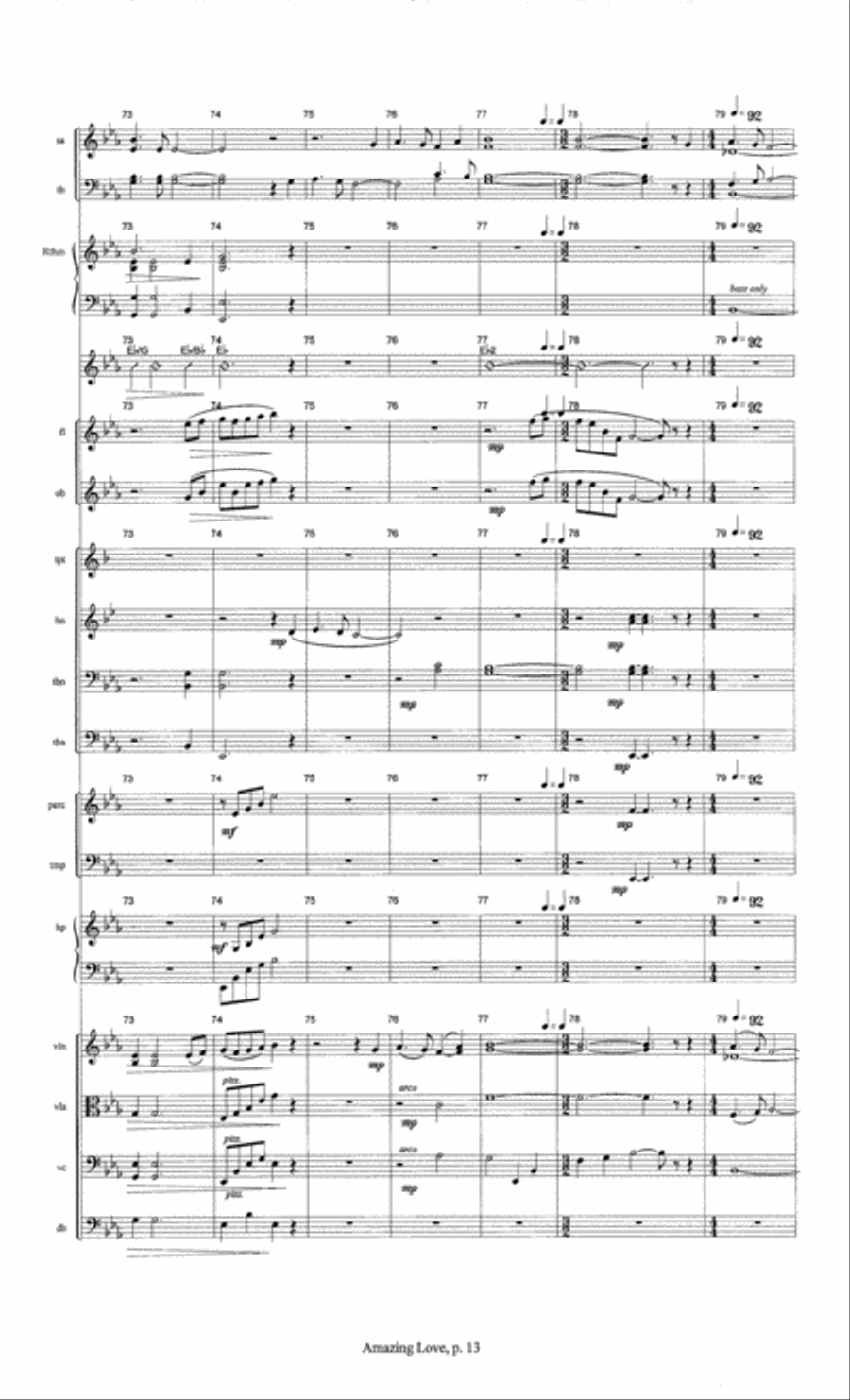 Amazing Love Choir scores gallery preview page 14