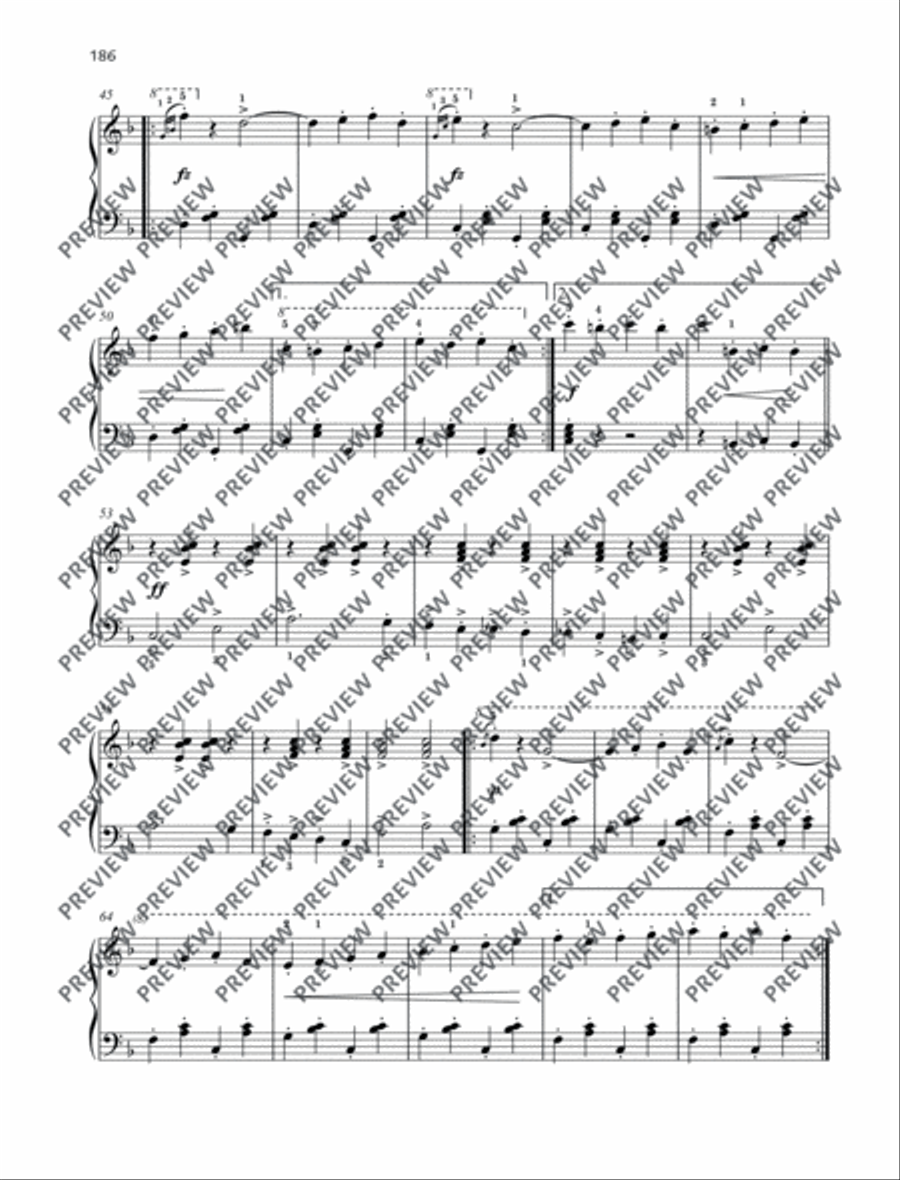 Hungarian Rhapsody No. 2 Piano Solo scores gallery preview page 4