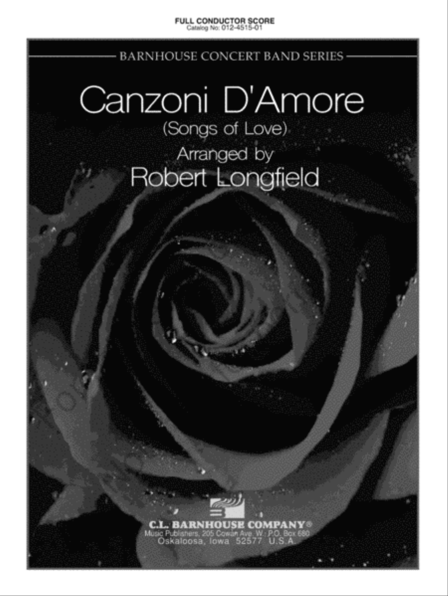 Canzoni D'Amore Concert Band scores gallery preview page 2
