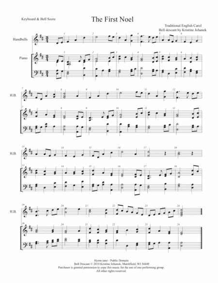 Bell Descants for Christmas (Reproducible) Set 2 (2 octaves) image number null
