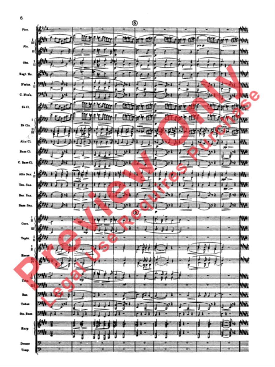 Elsa's Procession to the Cathedral Concert Band scores gallery preview page 7