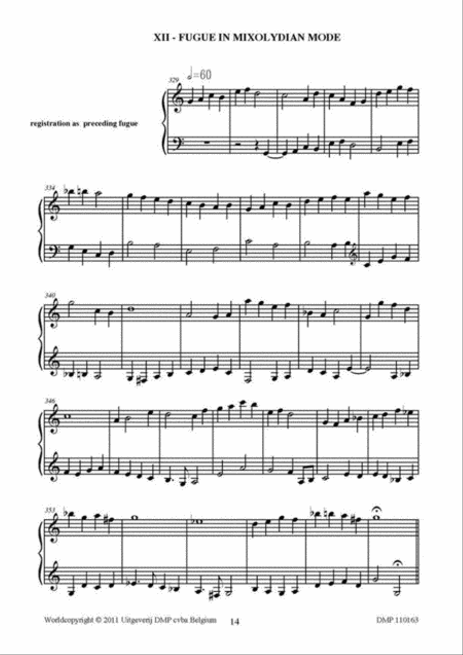 18 Fugues In 2 Parts 2-Part scores gallery preview page 6
