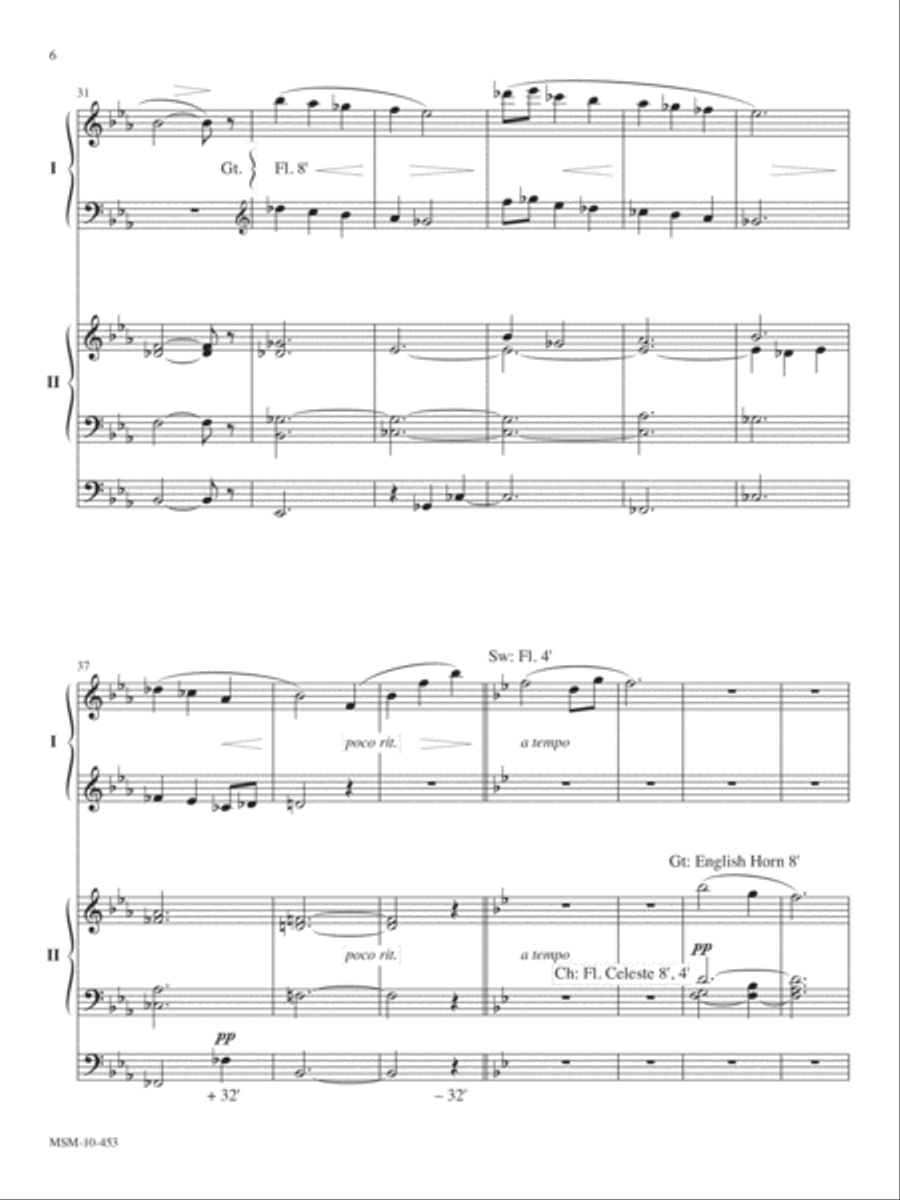 Prelude and Dance Organ scores gallery preview page 4