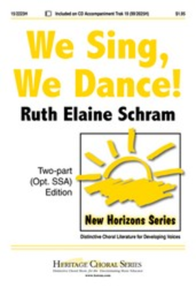 Book cover for We Sing, We Dance!