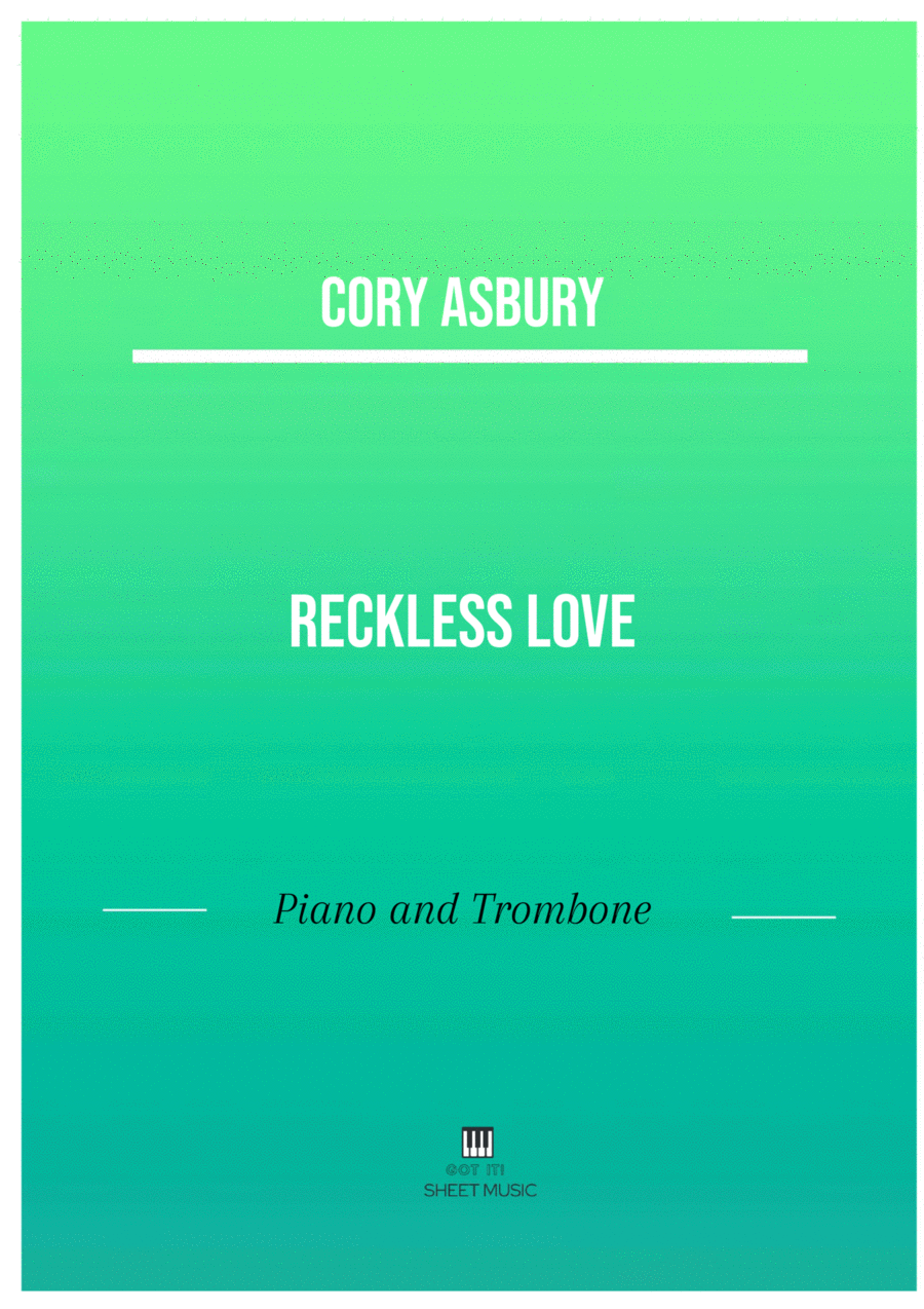 Reckless Love Piano, Vocal, Guitar scores gallery preview page 1