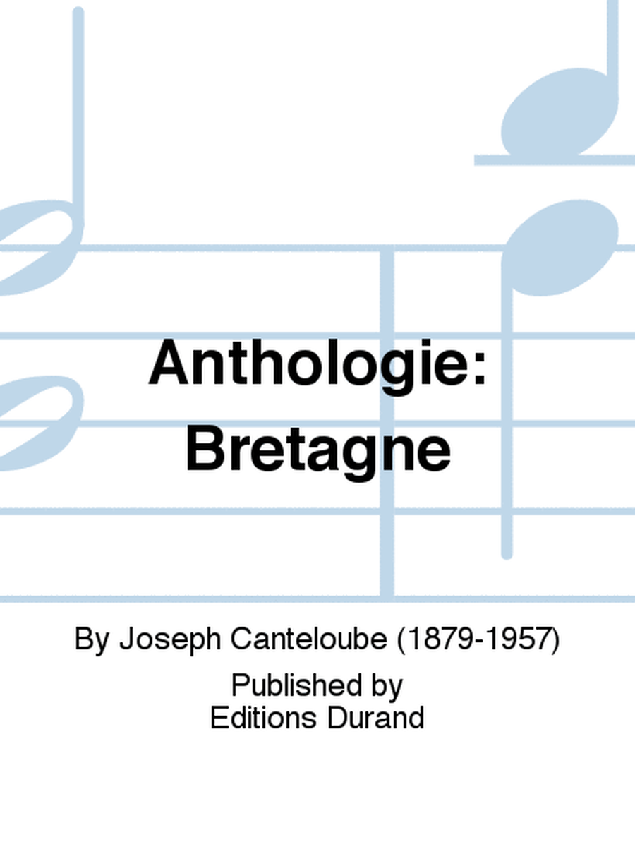 Anthologie: Bretagne