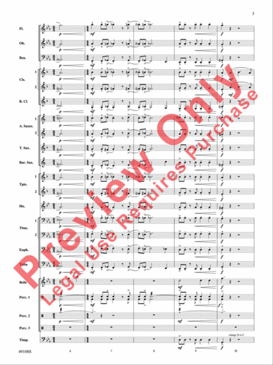 Tango for Two Left Feet Tango for Two Left Feet Concert Band scores gallery preview page 4