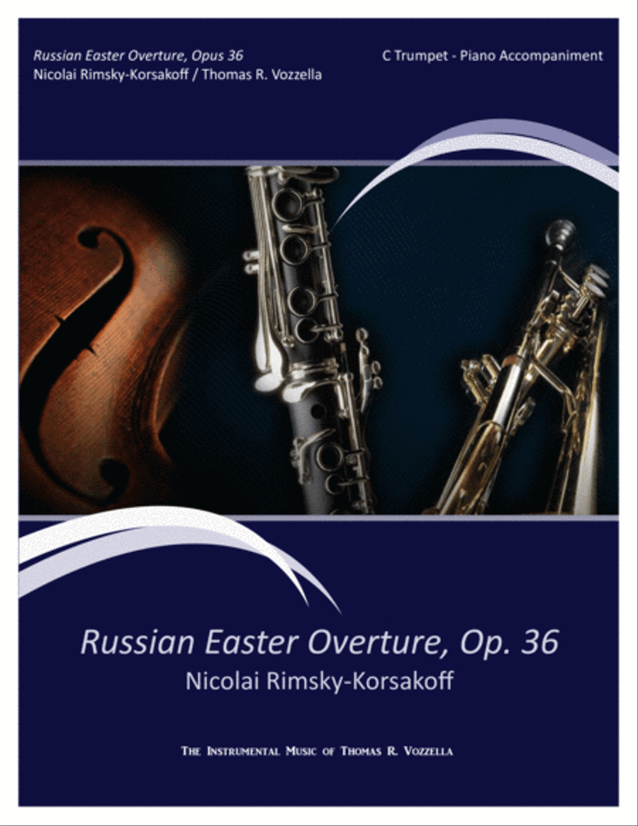 Russian Easter Overture (Trumpet & Piano) Trumpet Solo scores gallery preview page 1