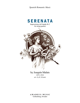 Book cover for Serenata espanola for string quartet